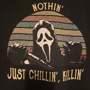 Ghost Face / Scream Chillin’ Killin T Shirt — ships before Halloween!